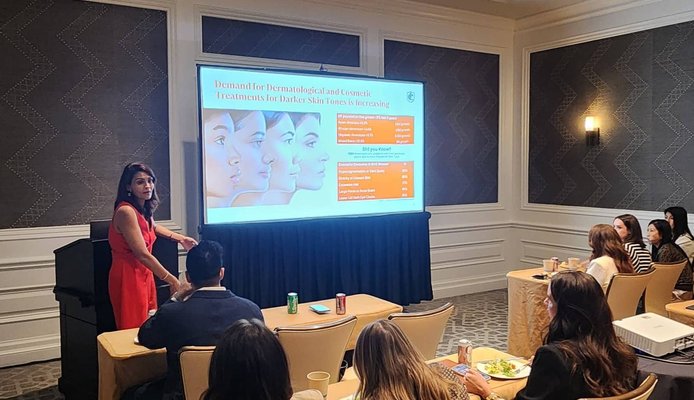 Dr. Tia Paul consulting a patient